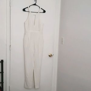 White Backout Jumpsuit